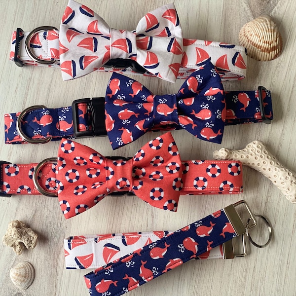 Coral Bow Tie Etsy