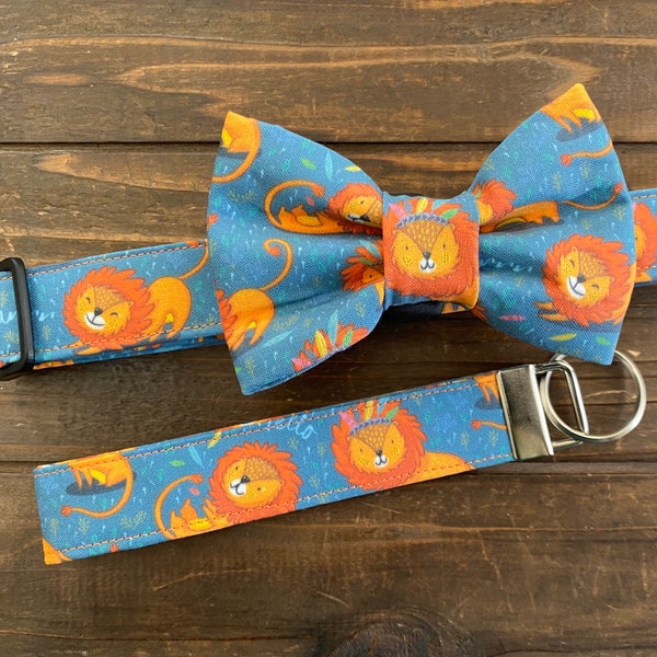 Lion Dog Collar Etsy