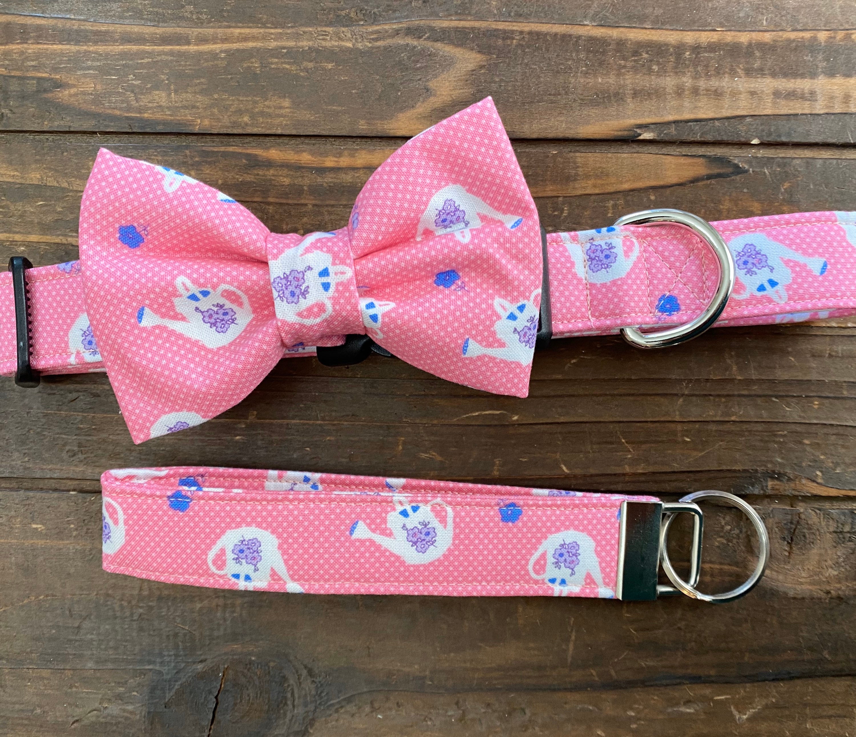 Dog Collar Collar With Bow Bow Tie Garden Gardening Etsy UK