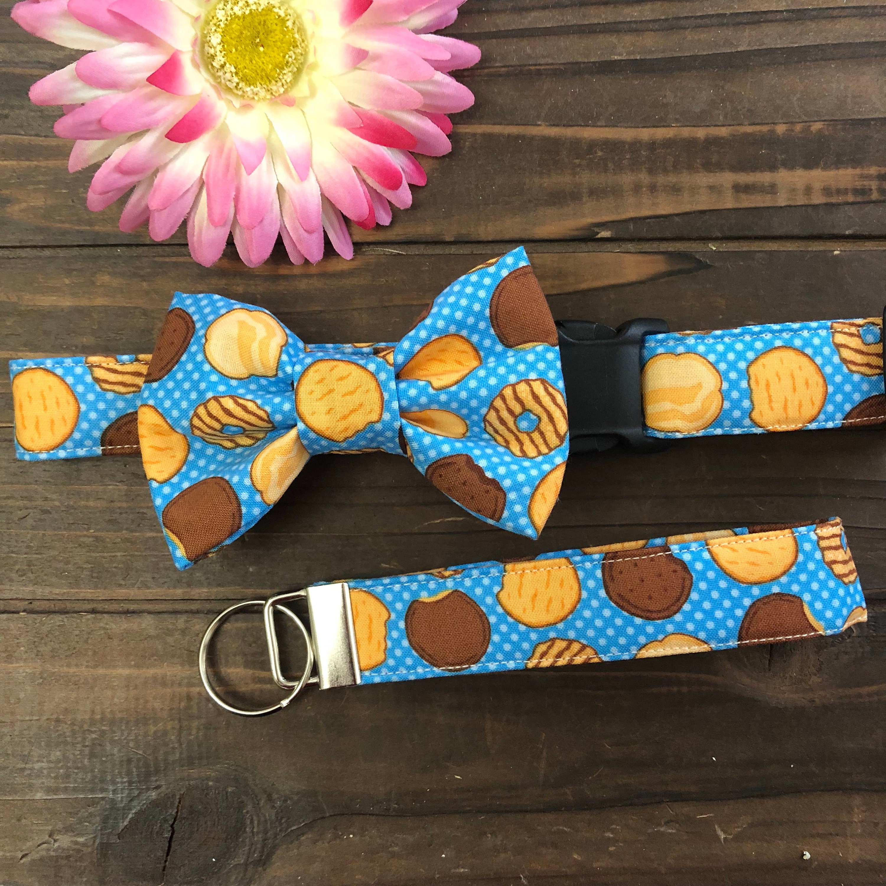 Dog Collar Cookies Bow Dog Collar With Bow Cookie Dog Etsy