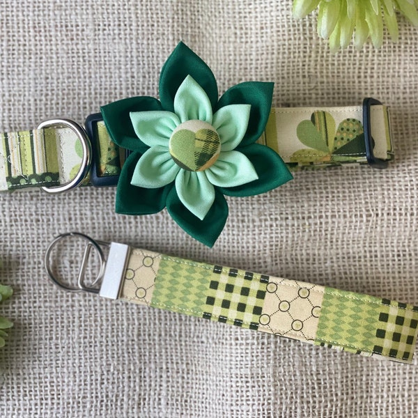 Shamrock Dog Collar Etsy