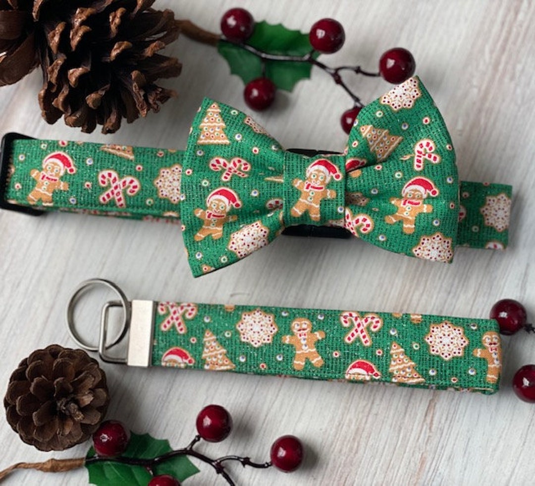 Dog Collar, Gingerbread Man, Christmas, Christmas Dog Collar, Cookie