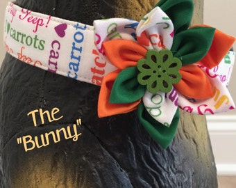 Easter Dog Collar with Detachable Flower
