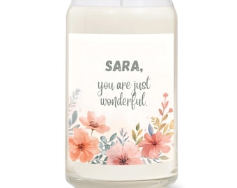 Vela para mejor amiga – Regalo para alma gemela – Eres maravillosa – Vela perfumada – Regalo para ella – La magia de las velas