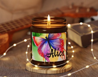 Vela personalizada para bautizos, recuerdo para primera comunión, vela personalizada para cumpleaños, vela para ocasiones especiales, recuerdo personalizado