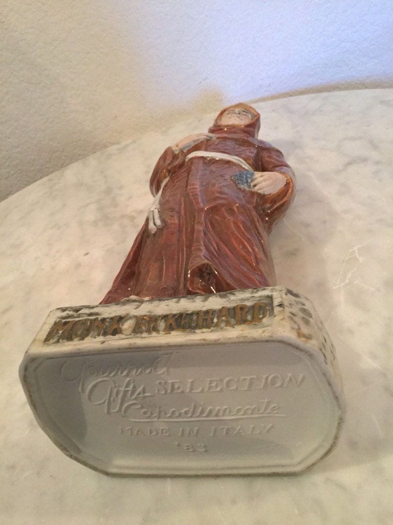 Vintage Capodimonte Figurine monk Ekkehard Statue Etsy