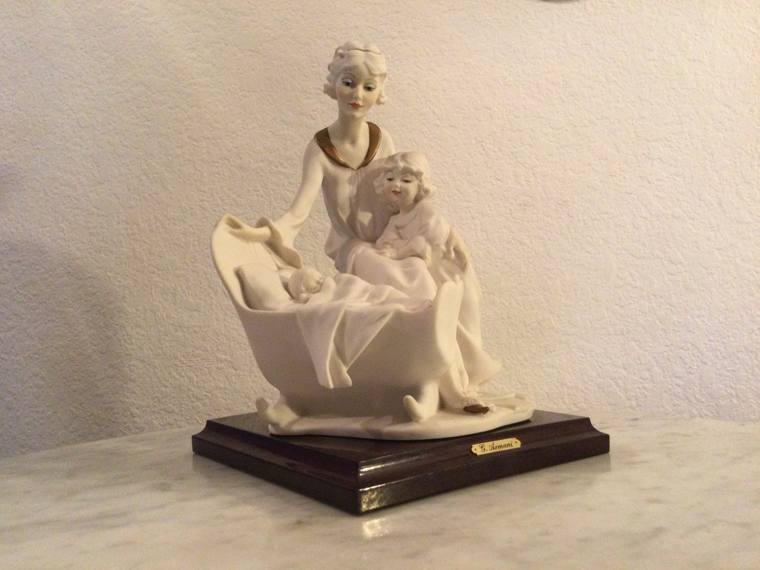GIUSEPPE ARMANI FLORENCE “A New Arrival” Porcelain Sculpture