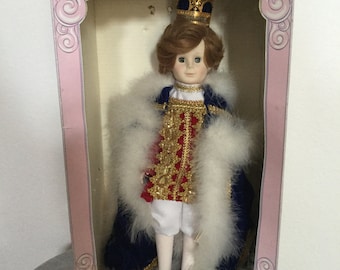 Vintage Royal Masterpiece, From The Royal Family Collection "His Majesty King" By Royal House Of Dolls Made In USA. Discontinued. Circa 1884