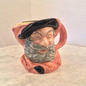 ROYAL DOULTON “FALSTAFF” Large Figurine Porcelain Jug. Made In England. From 1949. Retired.