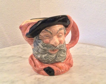 ROYAL DOULTON “FALSTAFF” Large Figurine Porcelain Jug. Made In England. From 1949. Retired.