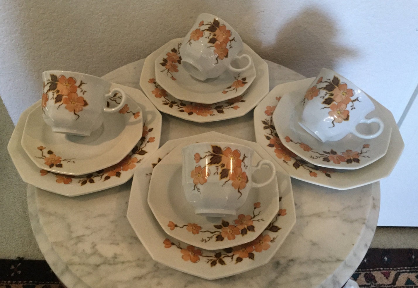 書 Kelsterbacher Porzellan Winterling Bavaria Kirchenlamitz Porcelain China 25 Piece Tea Set