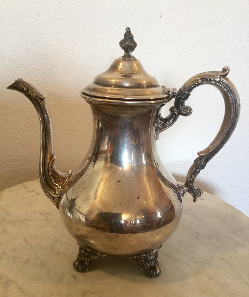 Antique Gorham duchess Silver EP Tea/coffee Pot Etsy