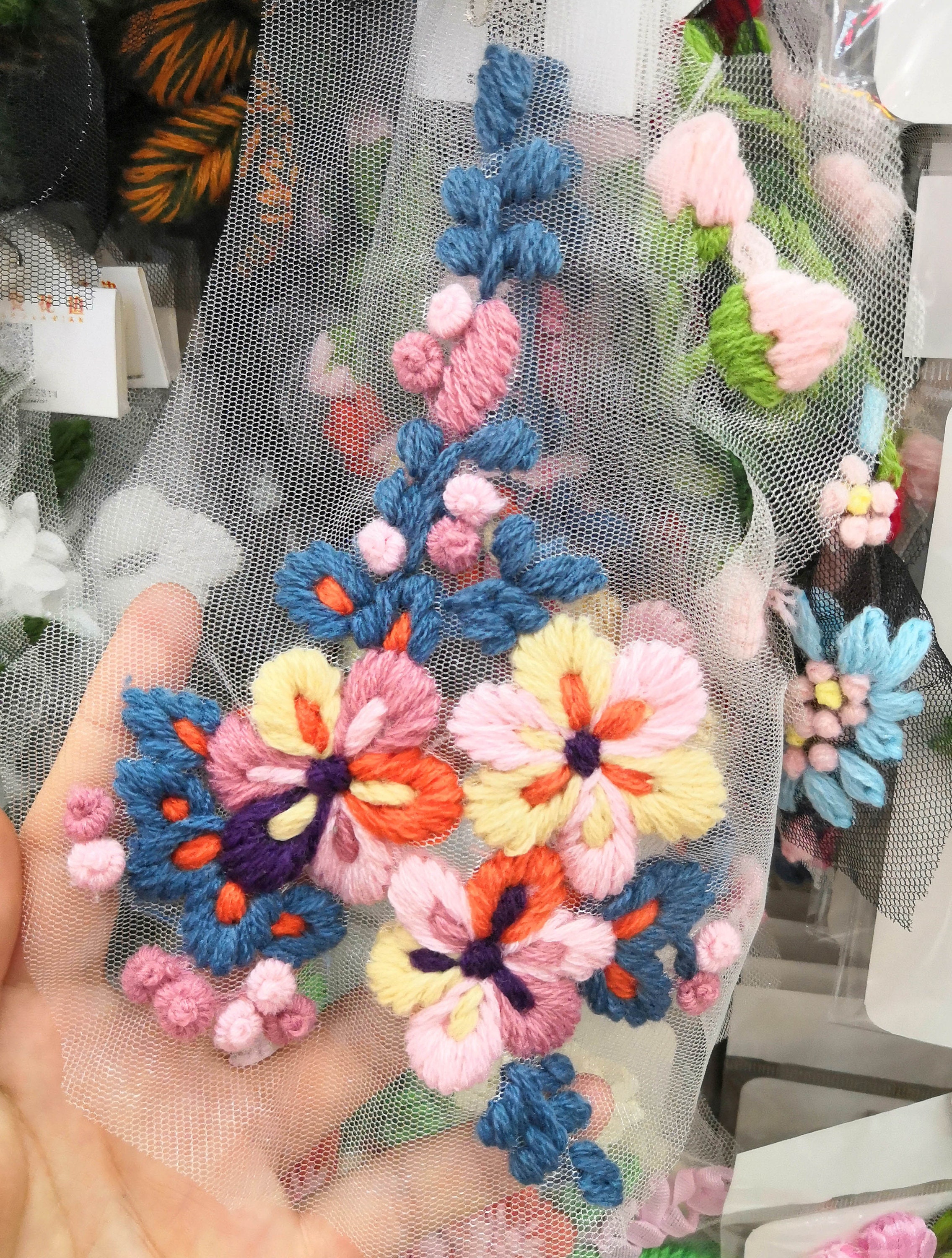 3d handmade embroidery embroidery cloth stickers dress  etsy