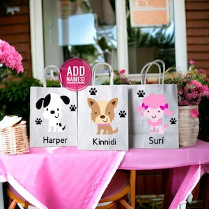 Puppy Party Bags, Dog Party Favors