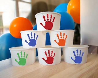 High Five Party Cups, 5th Birthday Party, High Five Birthday Favor Cups