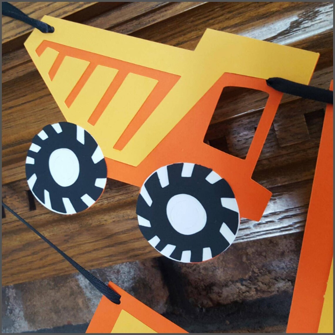 Construction Themed Name Banner Cobstruction Birthday Banner | Etsy