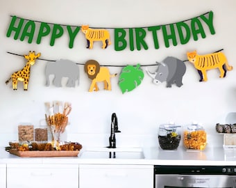 Safari Banner, Safari Garland, Safari Birthday Banner