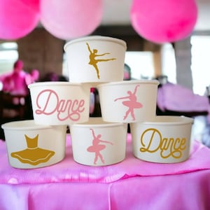 Ballet Party Snack/ Favor Cups