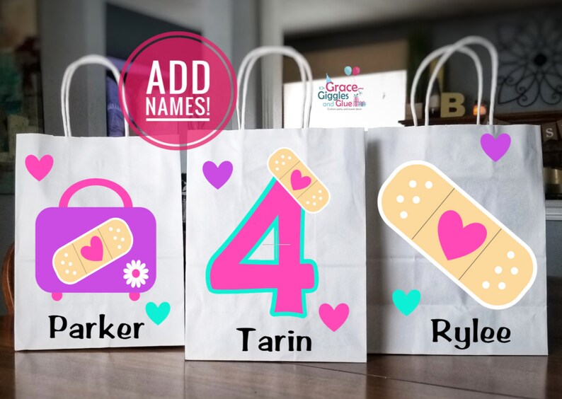 Doc Mcstuffins Inspired Party Favors Doc Mcstuffins Inspired Party Bags