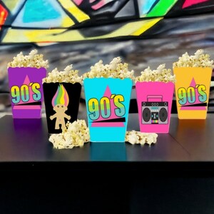 90s Favor/Snack  Boxes, 90s Snack Boxes