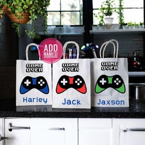 Gamer Party Bags, Video Game Party Favors