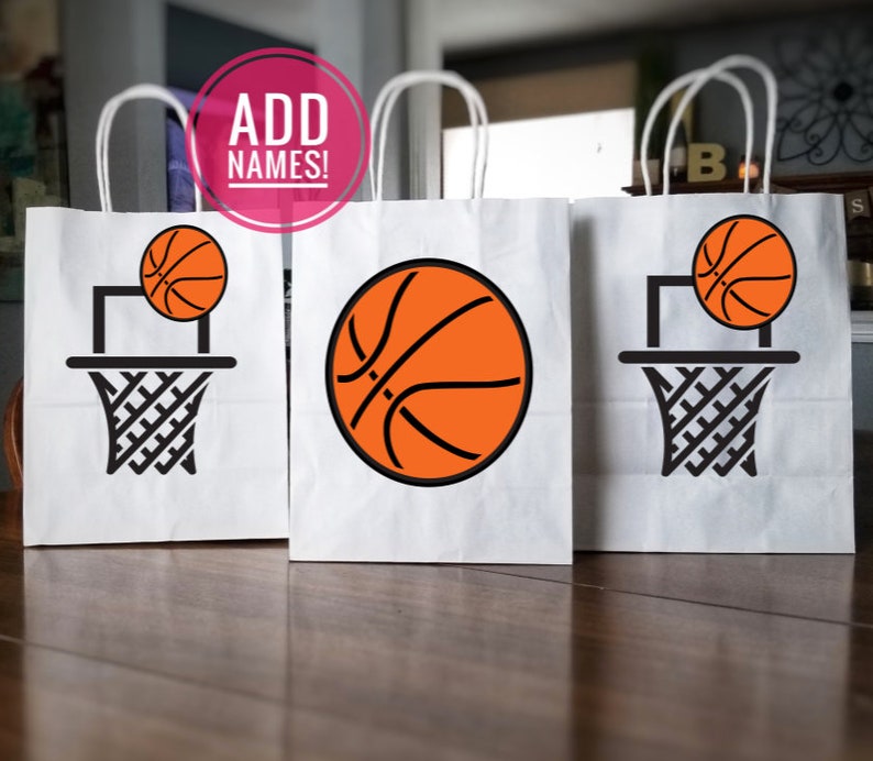 Basketball Party Bags Basketball Party Favors Etsy