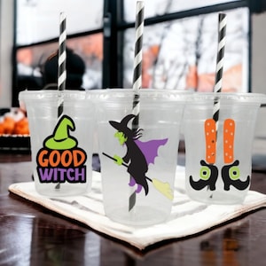 Witch Party Cups, Halloween Party Cups