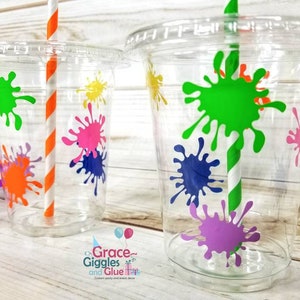 Slime Party Cups, Slime Birthday Party Favors, Slime Party Supplies, Slime  Birthday Party,disposable 