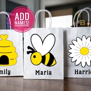 Bee Party Bags, Bee Party Favors