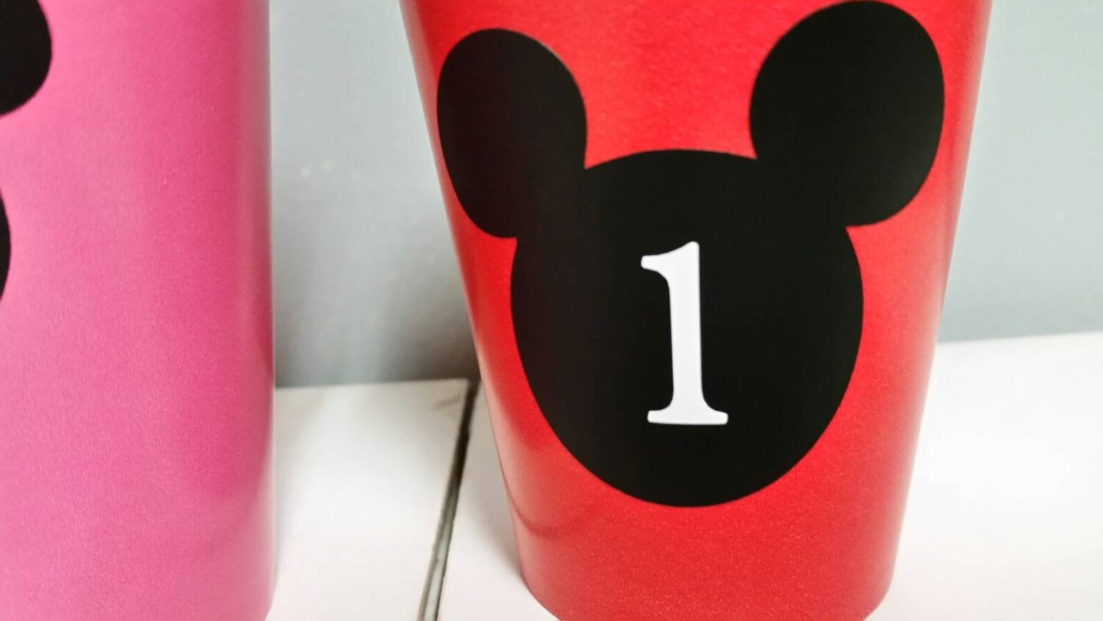 12 Personalized Mickey Mouse Cups Etsy