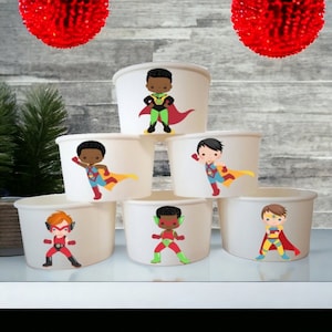 Superhero Snack/Favor Cups
