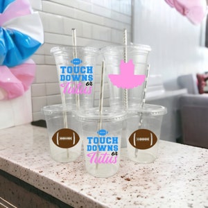 Touchdown or Tutus Party Cups