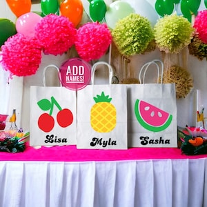 Tutti Frutti Party Bags, Fruit Party Favors