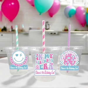 Personalized In my Birthday Era Cups, Birthday Era Party Cups, Birthday Era Party