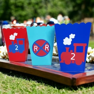 Train Themed Favor/Snack Boxes, Chugga Chugga Two Two Favors