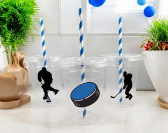Hockey Themed Party Cups