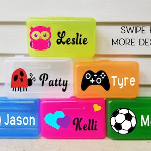 Personalized Pencil Boxes, Back to School Storage