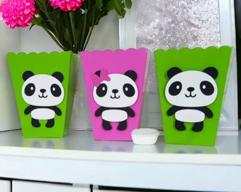 Panda Themed Snack/Favor Boxes