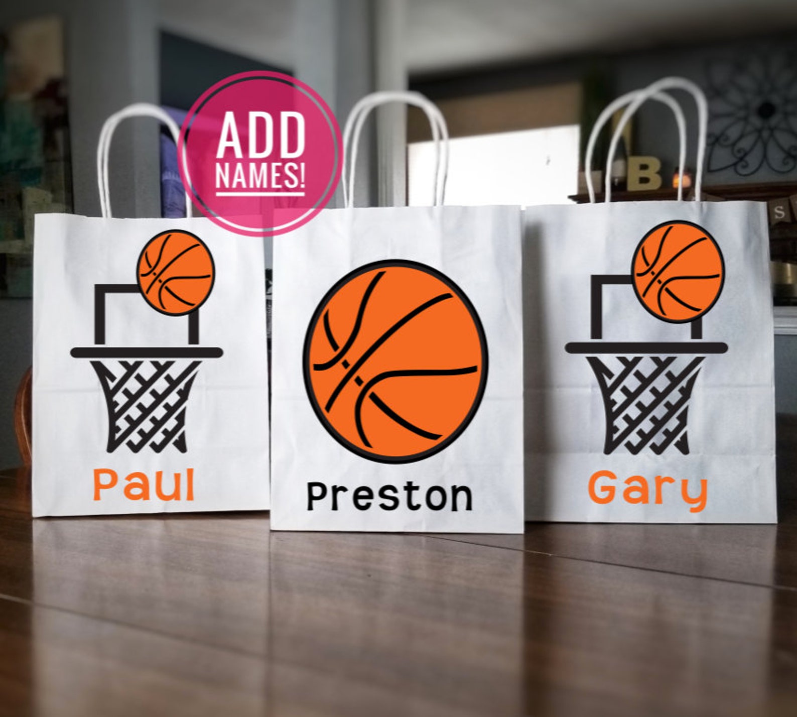 Basketball Party Bags Basketball Party Favors Etsy