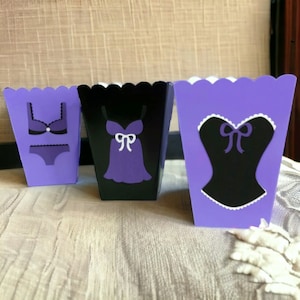Lingerie Themed Snack/Favor Boxes, Bachlorette Party Favor Boxes