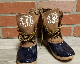 personalized duck boots