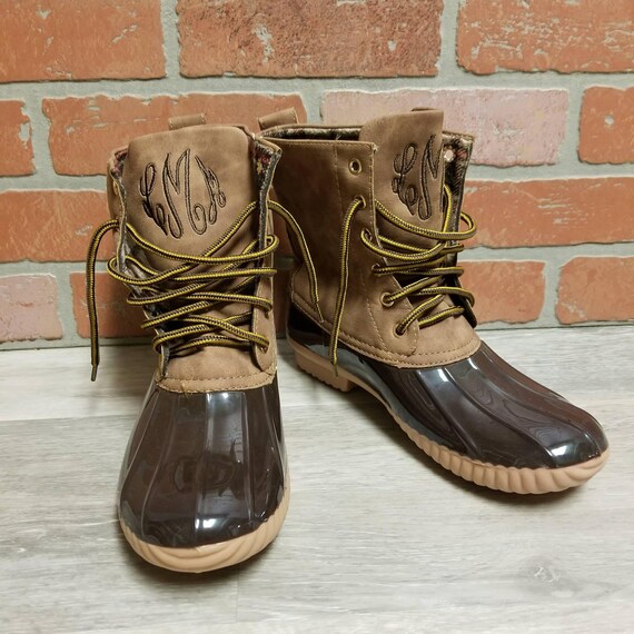 personalized duck boots