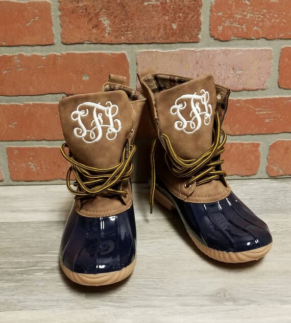 personalized duck boots