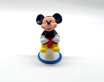Vintage 90s Disney Mickey Mouse Spring Toy – Collectible Figure