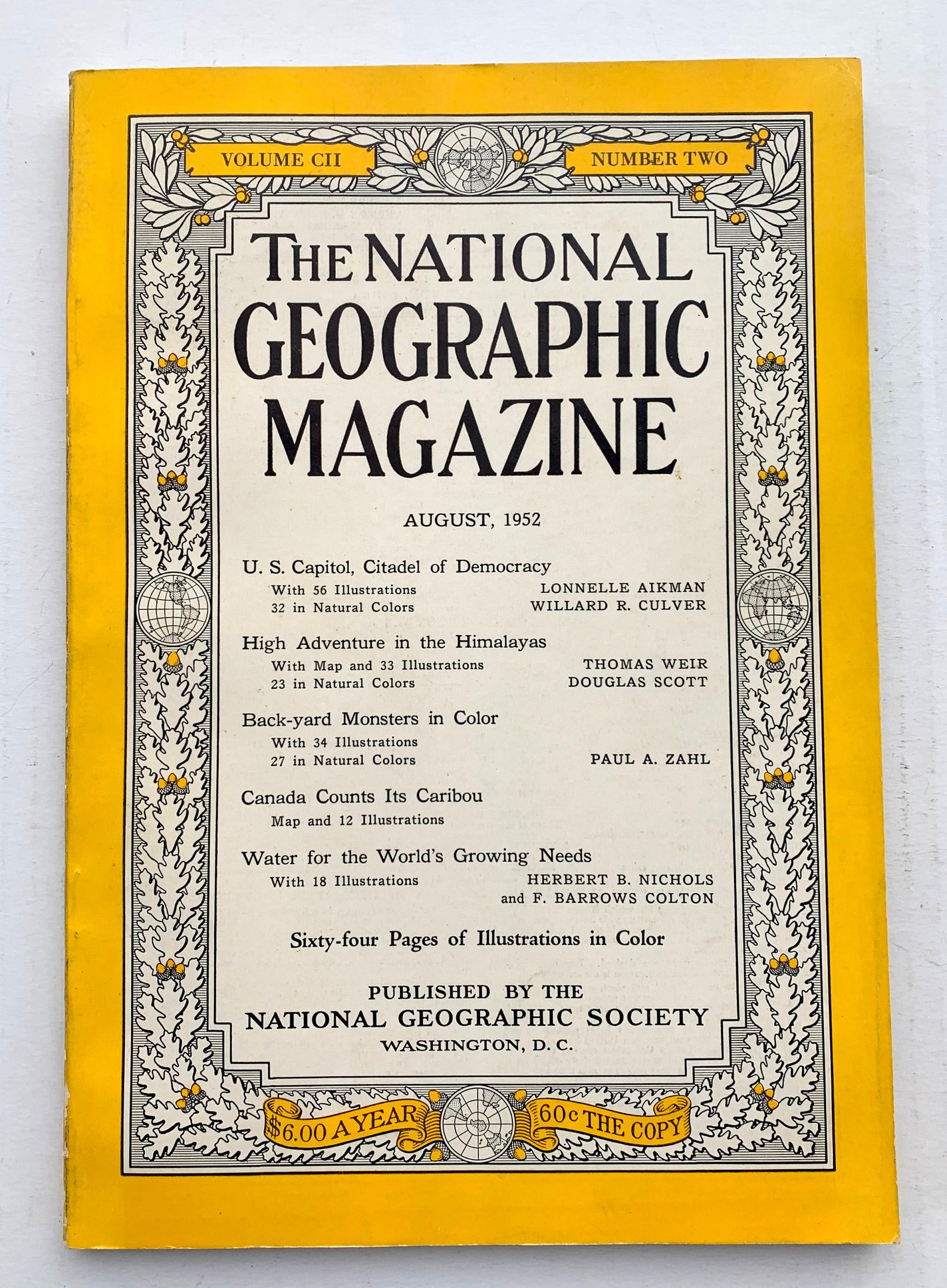 The National Geographic Magazine National Geographic Society Etsy