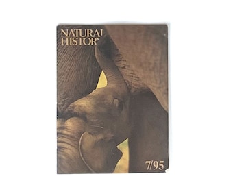 Natural History Magazine – Major Expeditions American Museums – Vintage July 1995 Collectible Magazine