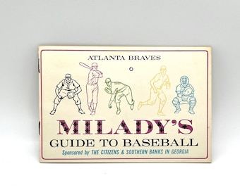 Vintage 1963 Atlanta Braves Milady's Baseball Guide