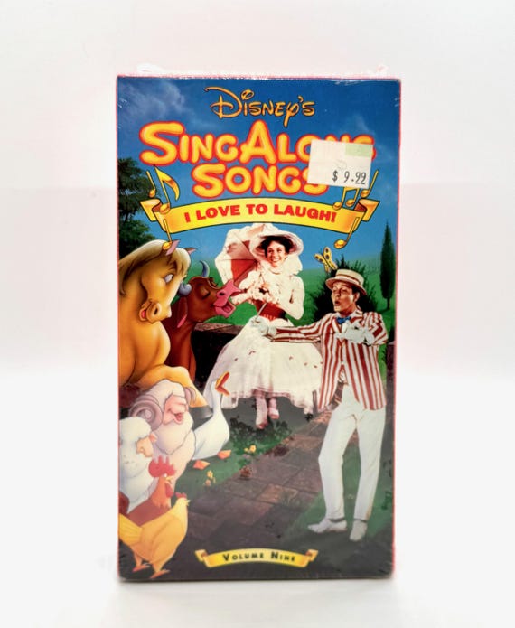 Vintage Disney Sing Along Songs VHS - I Love to Laugh, Mary