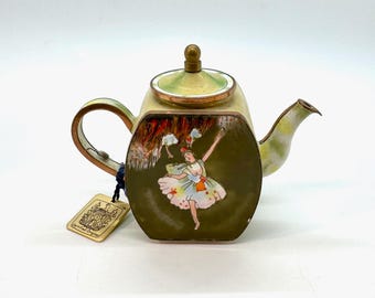 Charlotte Di Vita Ballerina Teapot: Hand-Painted Collectible, Numbered Edition
