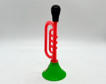 Plastic Trumpet - Retro Musical Toy - Plays a Single Note - SPEC Toys Inc. - Collectible - Children's Gift – Vintage 1950s Toys